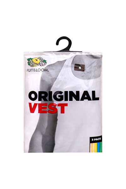 Fruit of the loom Men's Vest, S, 3 pcs