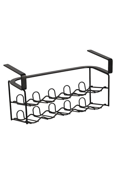 zeller Suport pentru condimente, metal, 30x1,1x17 cm, negru