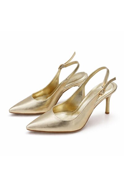 PATRON SHOES حذاء نسائي كلاسيكي أنيق بكعب 8 سم ومقدمة مدببة جلد أصلي