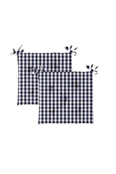 homewell Chair Pad, 40 x 40 cm, 2 pcs, Navy