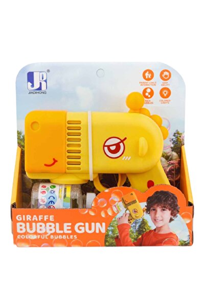 JIADIHONG Κίτρινο Πιστόλι Σαπουνόφουσκας Καμηλοπάρδαλης
