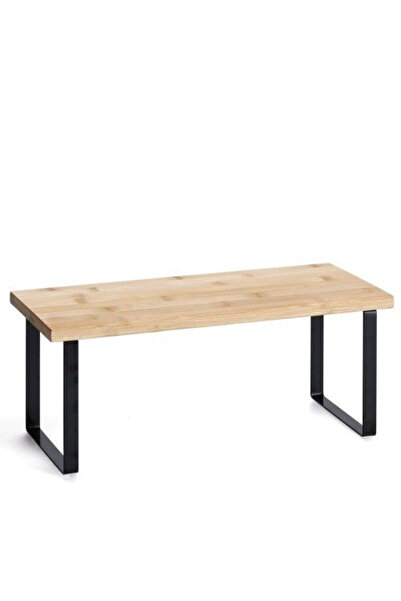 zeller Raft universal, Bambus/Metal, 36x15x15 cm, Maro/Negru