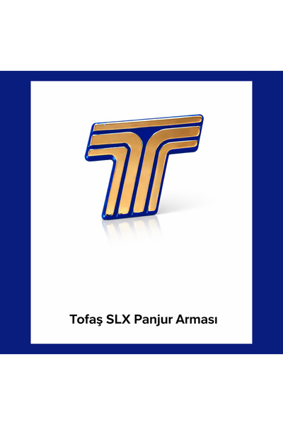 AYHAN Tofaş Doğan Şahin Kartal SLX Panjur Arması Mavi Gold Ön Izgara Amblemi