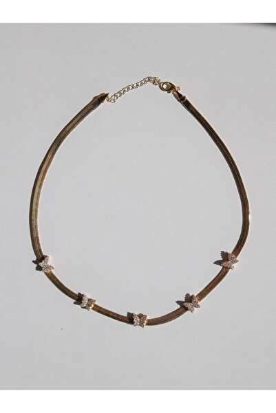 Reorah Collection Five Butterfly Chain Necklace