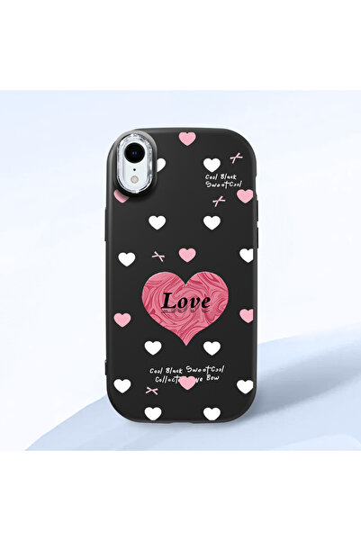 Hontinga iPhone Xr Compatible Camera Protected Black Soft Silicone Phone Case...