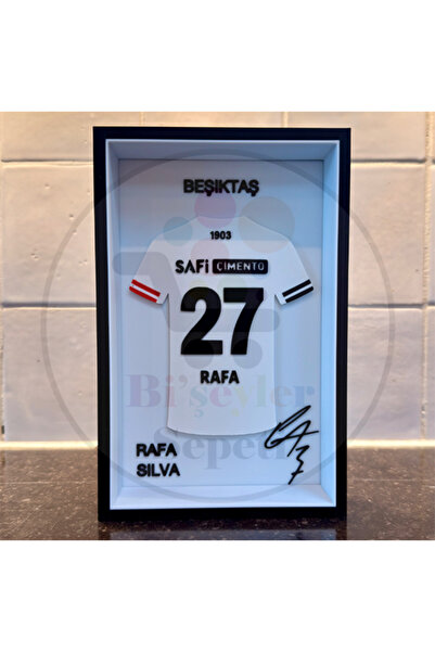 Bi'şeyler Sepeti Rafa Silva - Beşiktaş JK - Forma İmzalı Çerçeve Hediyelik 14...