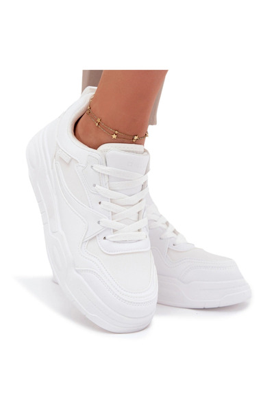 Big Star Shoes Sneakerși cu platformă pentru femei Big Star SS274590 HI-POLY ...