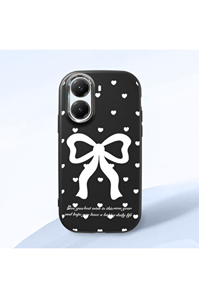 Hontinga Poco X7 Pro Compatible Camera Protected Black Soft Silicone Phone Ca...