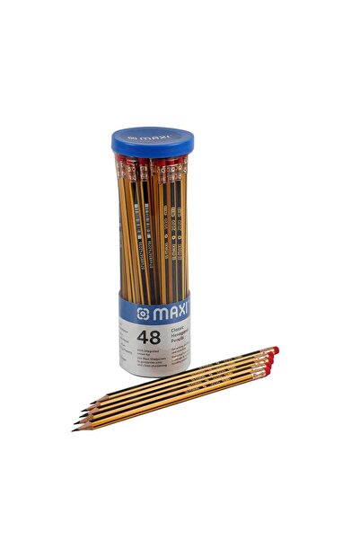 MAXİ Classic Hex Pencil 48Pc