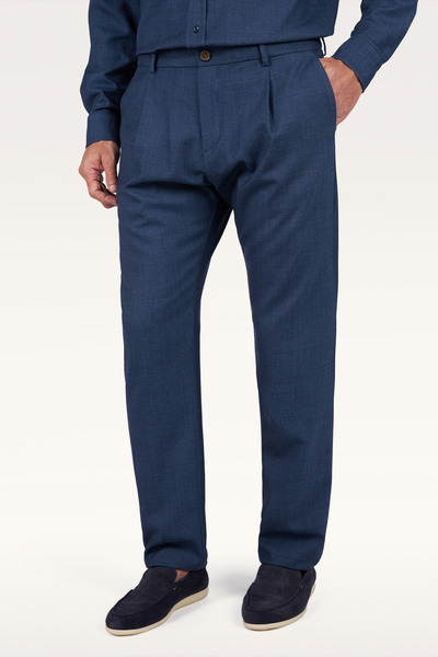 PAUL&SHARK MEN'S WOVEN CHINO TROUSERS 1 PLEAT