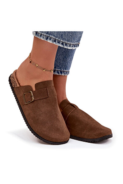 BOTO Papuci și sandale cu platformă și cataramă pentru femei Selio 39