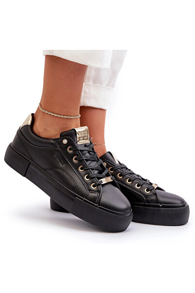 Big Star Shoes Sneakerși pentru femei Big Star NN274209 Negru 36