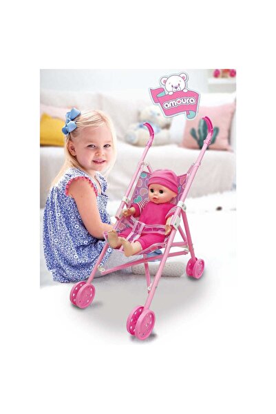 Toy Pro عربة دمية بيبي أمورا
