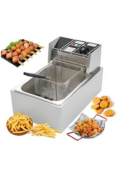 Arabest Electric Deep Fryer with Basket for Home Use, Countertop Commercial D...