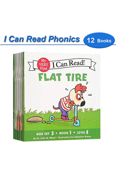 Choice8 Green Pig I Can Read Phonics 12 Books/Set My Very First Picture Books...