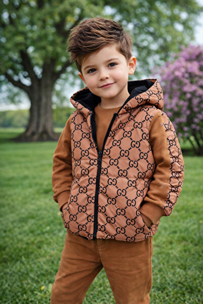 Junior Παιδικό σετ Φουσκωτό σετ κοστούμι με γιλέκο Σετ 3 τεμαχίων