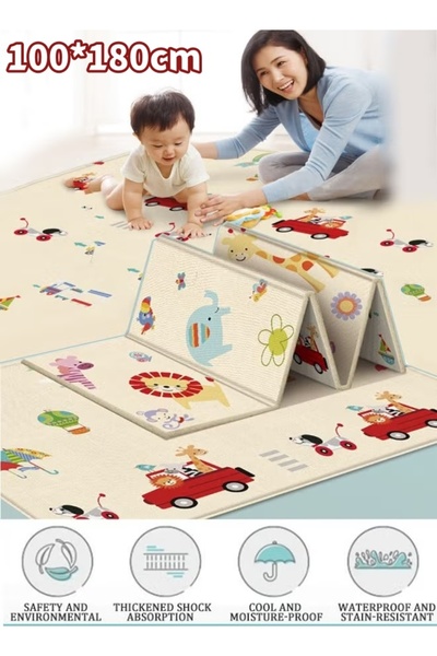 Generic Baby Play Mat Reversible Thick Floor Mat Toddlers Playmat Carpet Baby...