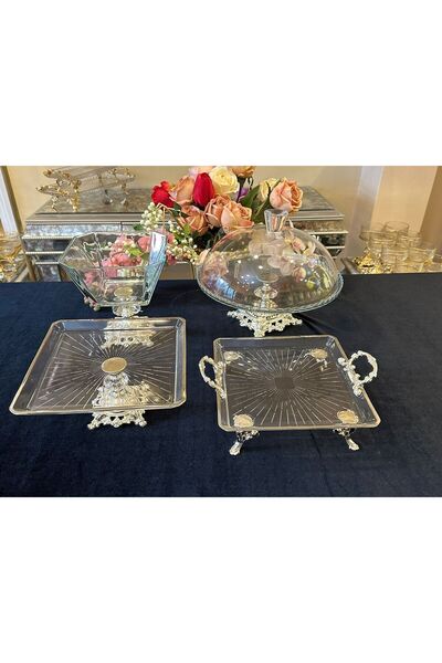 ASSA BAZAAR 4 parca gümüş set