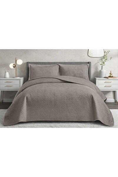 LARİS Tek Kişilik Yatak Örtüsü 180x240 cm + Volanlı Yastık Kılıfı 50x70 cm