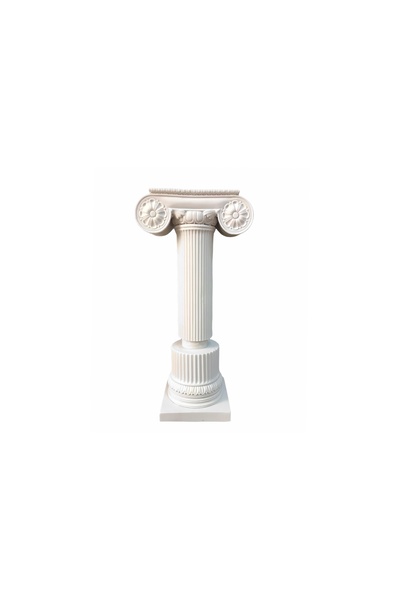 Vivense Dekoratif Sütun Büyük Boy Beyaz