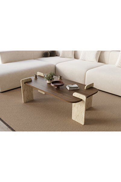 Vivense LEAPİRİ ORTA SEHPA MODERN CEVİZ DESEN