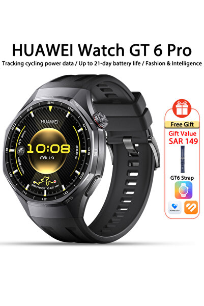 Huawei WATCH GT 6 Pro Smart Watch, 46mm, up to 21 days battery life, iOS & An...