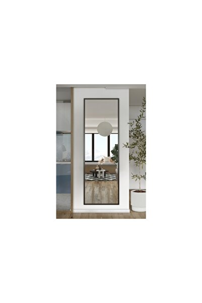 Vivense Marsah Home Metal Çerçeveli Boy Aynası, Siyah, 60X180