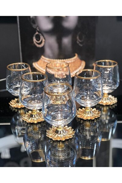 alfafe home Coffee Side Water Cup with Gold Feet