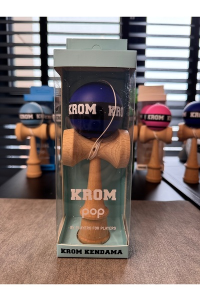 Kendama KROM DARK BLUE NEW MODEL BEST QUALITY+ATA CADOU