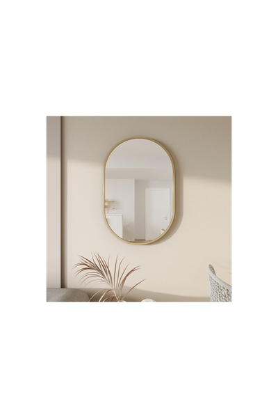 Vivense MARSAH HOME MARLA METAL ÇERÇEVELİ AYNA, GOLD