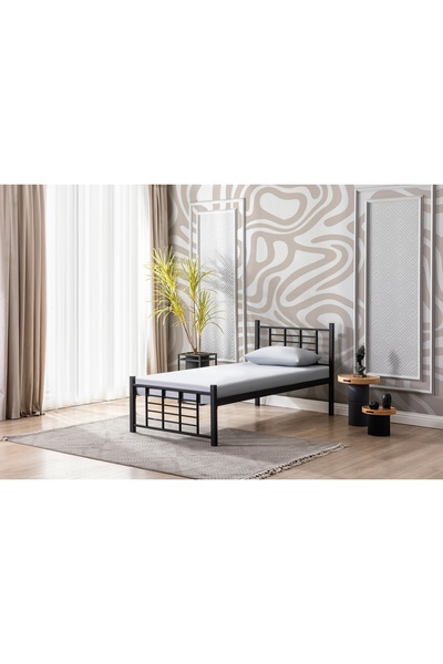 Vivense EVGER METAL KARYOLA, K01, SİYAH, 90X190