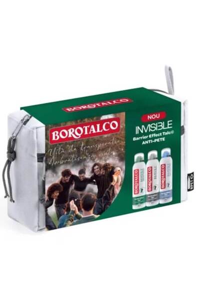 Borotalco Set deodorant spray invizibil, uscat, proaspăt, original 150ml