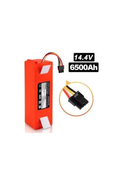 Ultramax بطارية مكنسة كهربائية روبوتية من مي روبوت، 14.4 فولت، 6500 مللي أمبي...