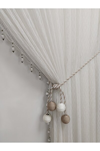 Peraksan 4 Toplu İp Sarım Tavan Bağlama Kornişe Takmatik Braçol Perde Aksesuarı