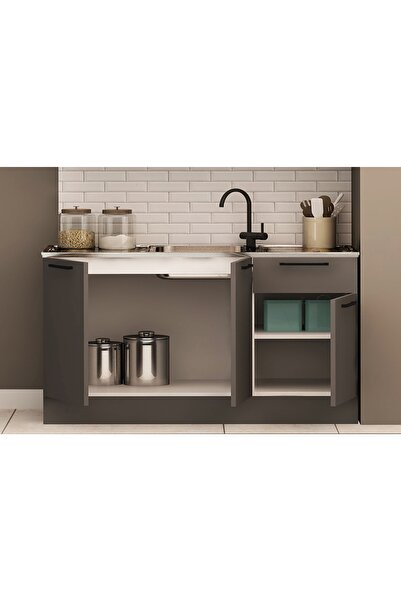 Vivense DANİ MİNİ ALT HAZIR MUTFAK DOLABI, EVYELİ, 120 CM