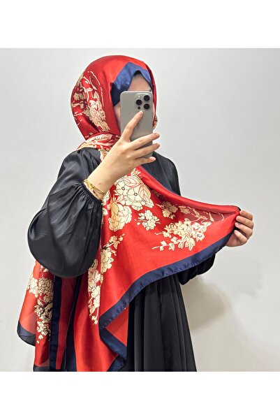 zesu co شال حجاب غير شفاف ومضاد للانزلاق من نوع فوال إيه آي حرير مستورد