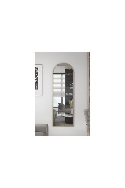Vivense METAL ÇERÇEVELİ AYAKSIZ BOY AYNASI, GOLD, 150X60