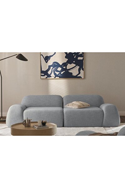 Vivense ROZA BUKLE MODÜLER İKİLİ KOLTUK, AÇIK MAVİ