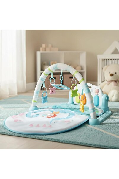 BAYBEE Forza Round Baby Walker with Toy Bar, Adjustable Height & Wheels for B...