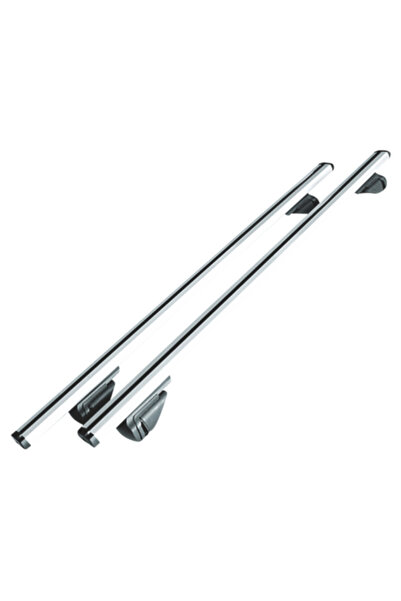 VENUSTAR Set of 2 aluminum crossbars, silver