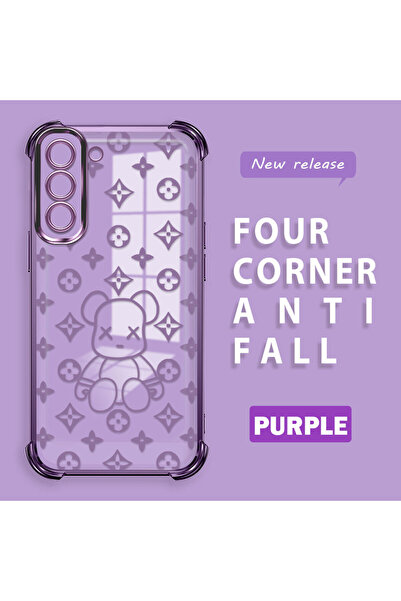 ucuc حافظة شفافة متوافقة مع هاتف سامسونج جالاكسي S21 FE 5G مصنوعة من السيليكو...