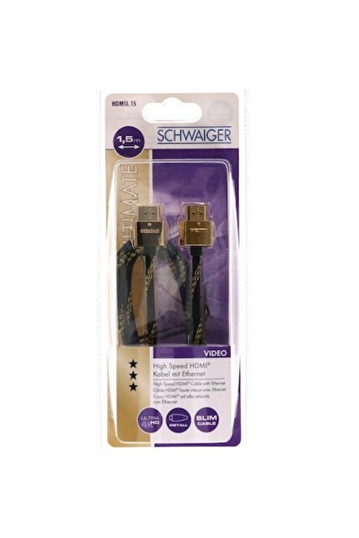 Schwaiger Cablu HDMI subțire Ultra 4K HD