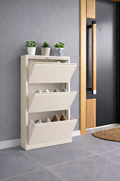 RaMetal Dekorasyon Dekoratif Metal Ayakkabılık 3 lü