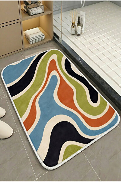 Zevahir Home Χαλάκι μπάνιου πολλαπλών χρήσεων για το μπροστινό μέρος του ντου...