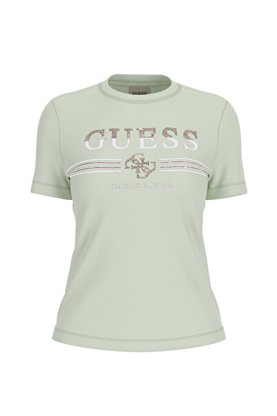 Guess Women's Siena Active Slim Fit T-Shirt - Mint Green