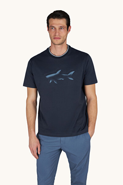 PAUL&SHARK Men's Knitted Cotton T-Shirt