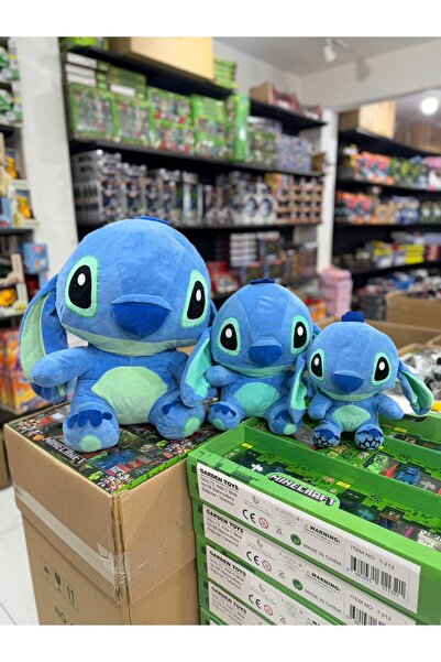 tmtoysandmore küçük b stitch Hediyelik stich peluş 28 cm