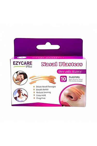 EzyCare إيزي كير 80405 لصقات أنفية سهلة التنفس 10 قطع