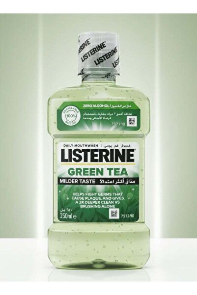 HEALTH HOUSE PHARMACY غسول الفم ليسترين بالشاي الأخضر 250 مل