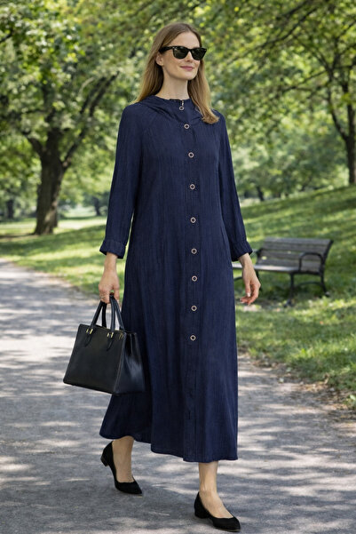 Kayra Hooded Lyocell Viscose Pardesü